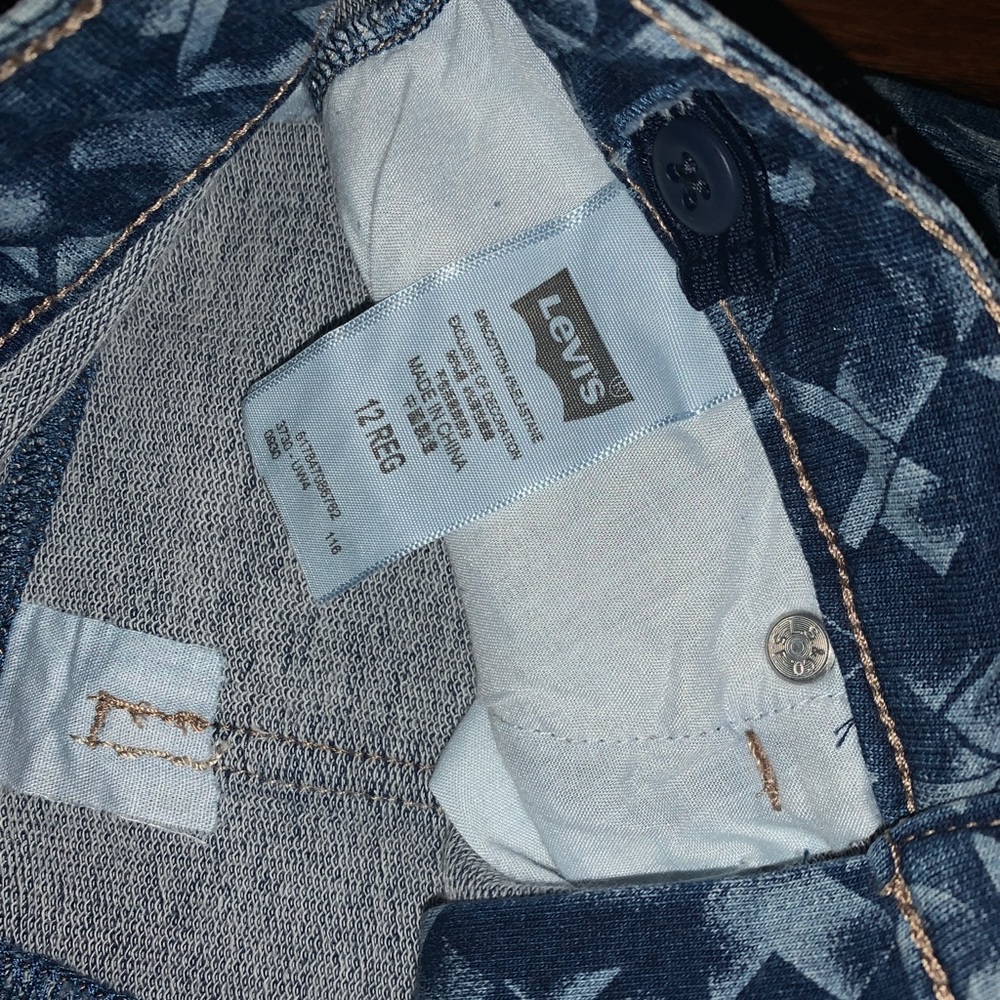 NWT GIRLS LEVIS SUPER SKINNY KNIT JEAN - Picture 4 of 5